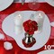 12 pcs HEART 10" Glass MIRRORS Wedding Table Decoration Centerpieces Supply